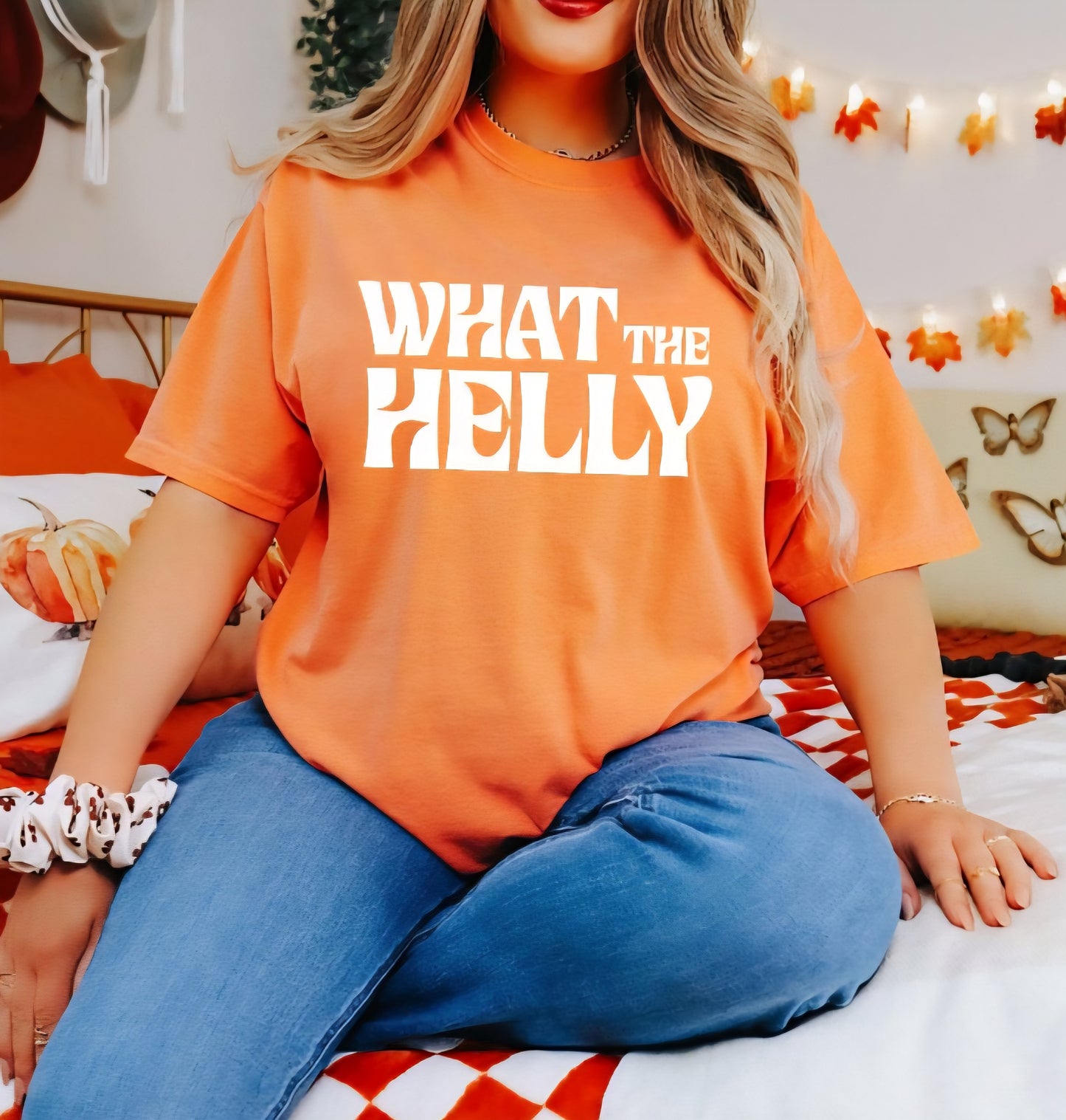 What The Helly Funny Tshirt Comfort Colors C1717 T-shirt