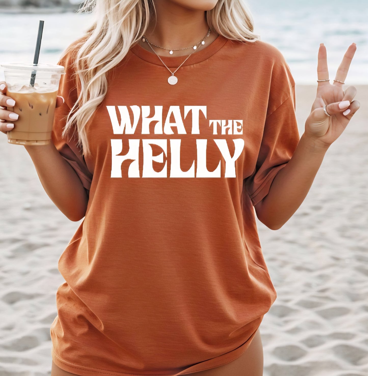 What The Helly Funny Tshirt Comfort Colors C1717 T-shirt