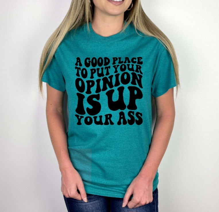 A Good Place To Put Your Opinion Tshirt