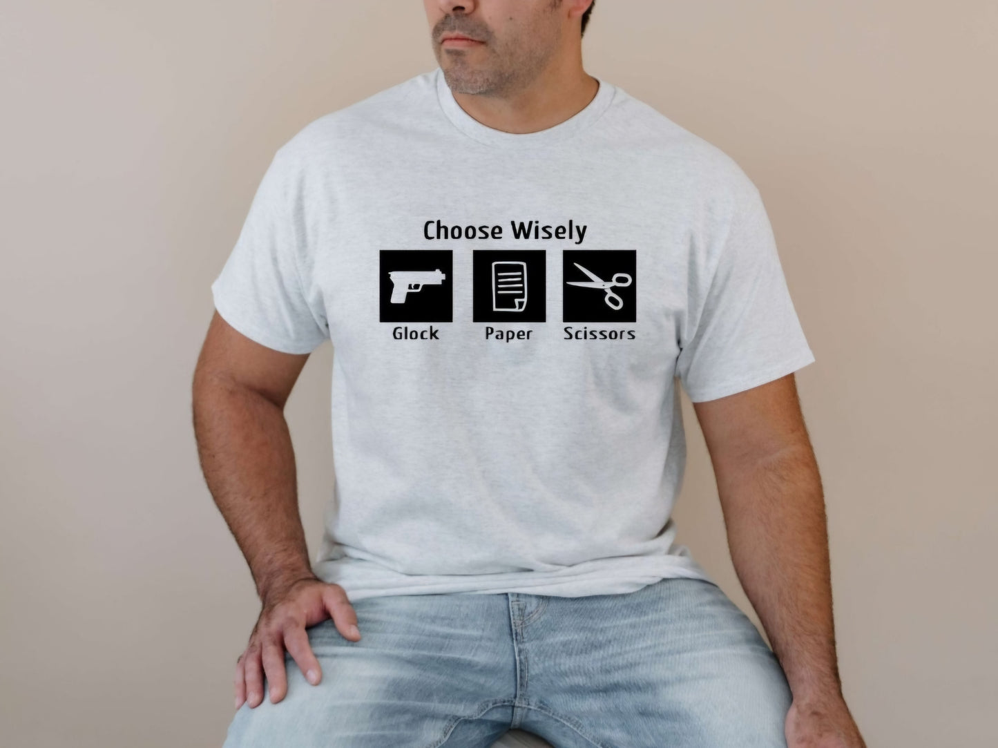 Glock Paper Scissors Tshirt