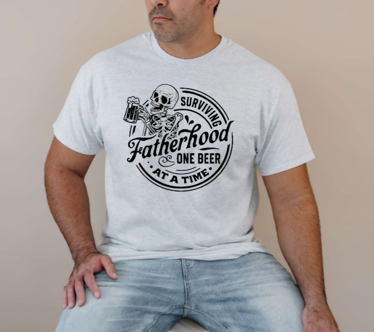 Surviving Fatherhood One Beer At A Time Tshirt