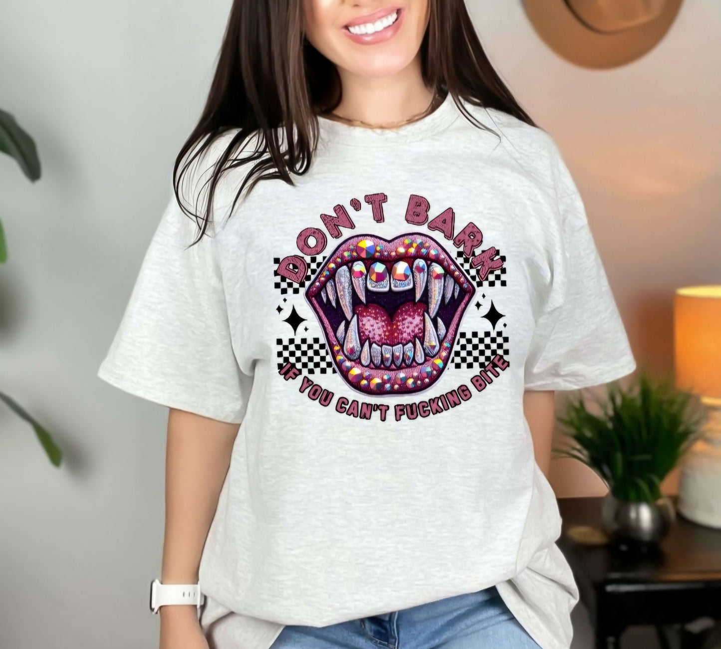 Don't Bark If You Can't Bite Tshirt Or Sweatshirt