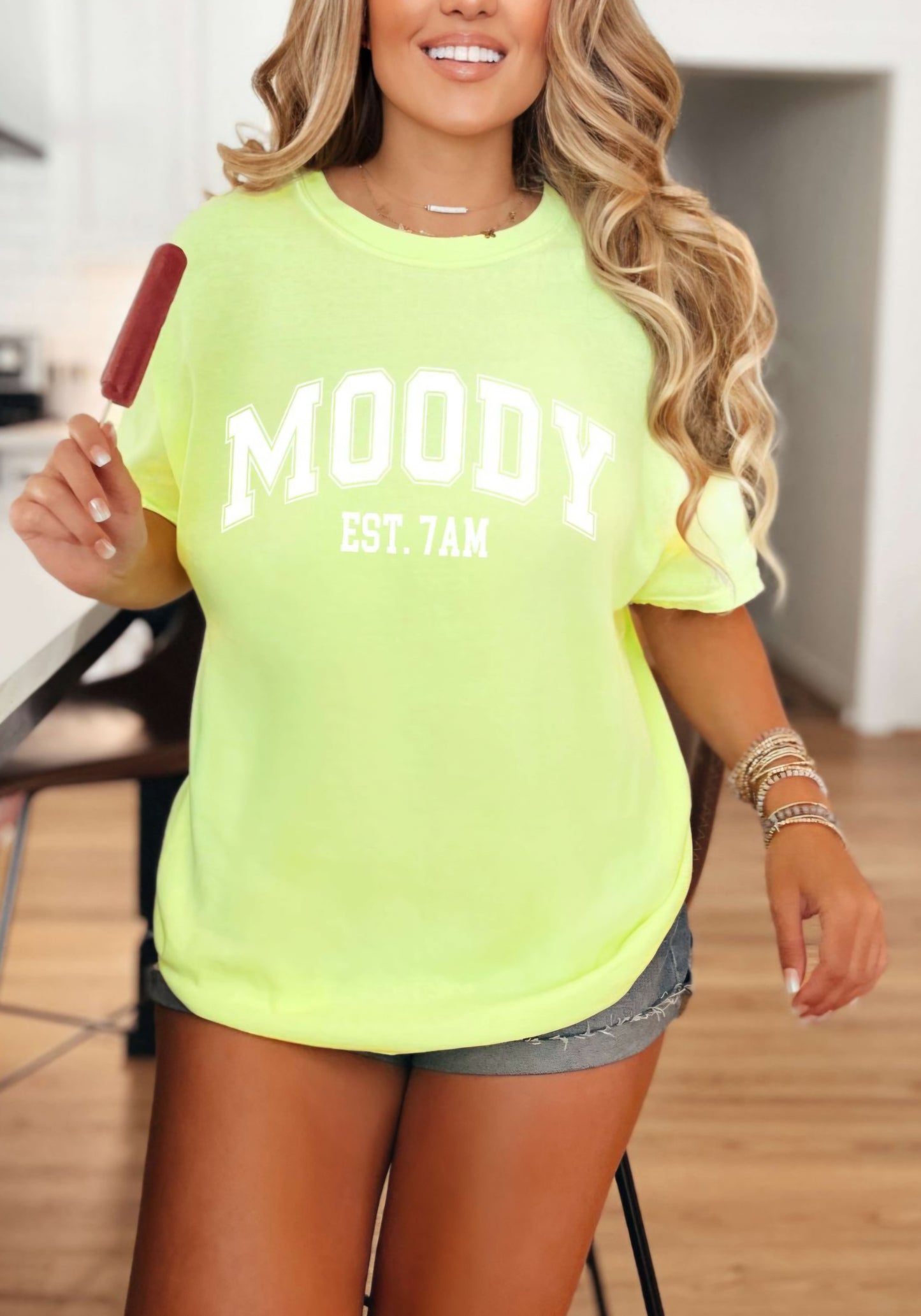 Moody EST 7AM Neon Comfort Colors Tees