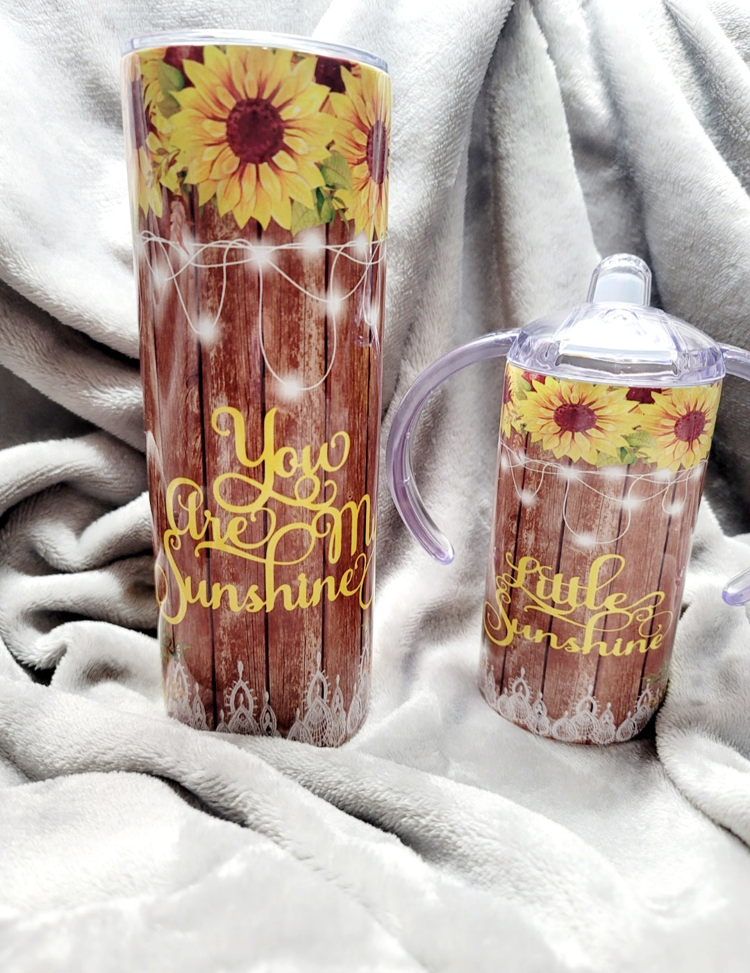 You Are My Sunshine Tumbler set